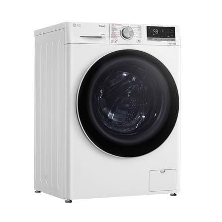 เครื่องซักอบผ้าฝาหน้า LG FV1410H4W 10/7 กก. 1400RPM อินเวอร์เตอร์ สีขาว_2