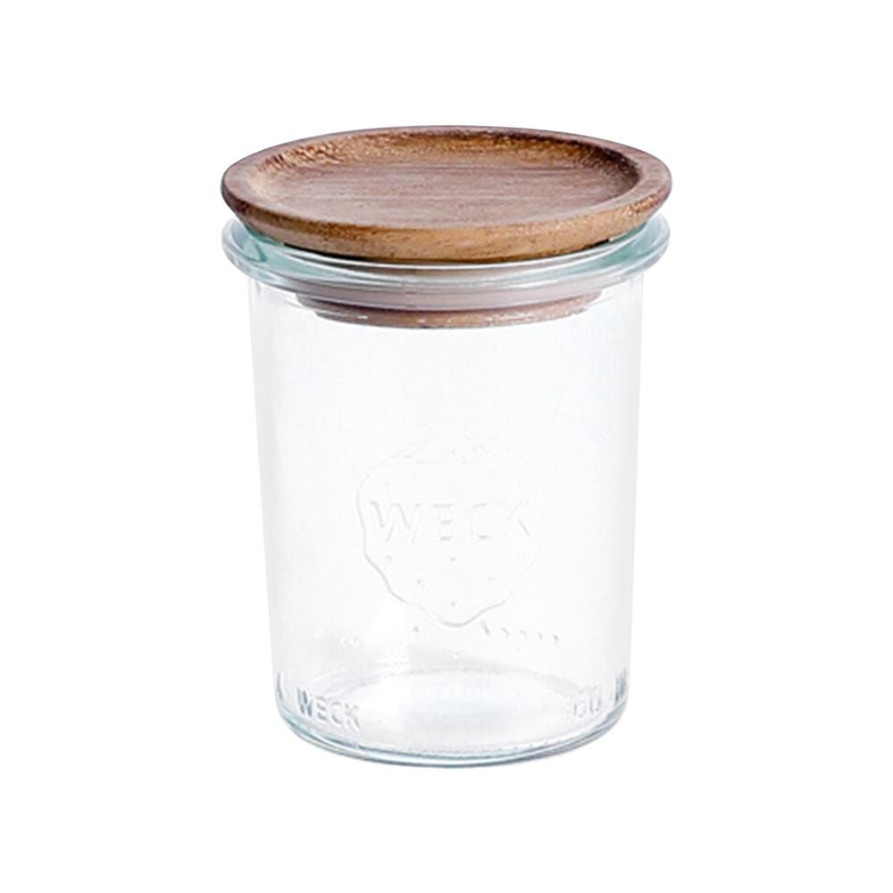 ขวดโหลแก้วฝาดึงไม้ WECK MINI MOLD 0.16 ลิตร