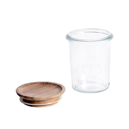 ขวดโหลแก้วฝาดึงไม้ WECK MINI MOLD 0.16 ลิตร_1