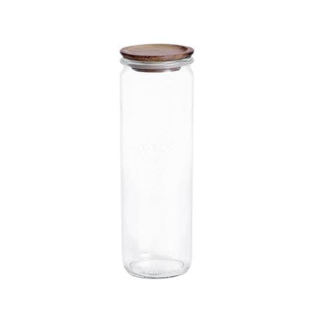 ขวดโหลแก้วฝาดึงไม้ WECK CYLINDER 0.6 ลิตร_0