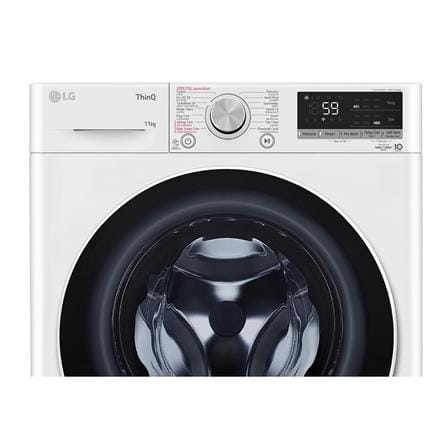 เครื่องซักผ้าฝาหน้า LG FV1411S4W1 11 กก. 1400RPM อินเวอร์เตอร์ สีขาว_4