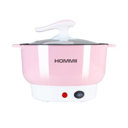 หม้ออเนกประสงค์ HOMMII HSH-09 สีชมพู 1.8 ลิตร_0