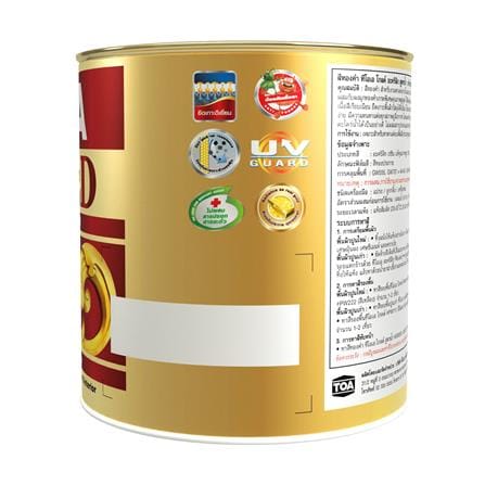 สีทองคำอะคริลิก สูตรน้ำ TOA GOLD GW919 สีทองสวิส 1/4 แกลลอน_2