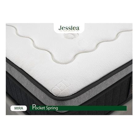 ที่นอนพ็อกเก็ตสปริง 5 ฟุต JESSICA รุ่น MIRA พร้อมชุดเครื่องนอน 11 ชิ้น_2