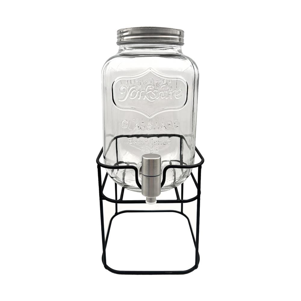 ขวดโหลแก้วมีก๊อก 4 ลิตร KECH IRON RACK
