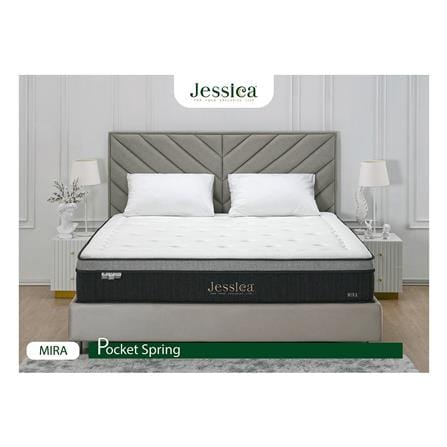 ที่นอนพ็อกเก็ตสปริง 6 ฟุต JESSICA รุ่น MIRA พร้อมชุดเครื่องนอน 11 ชิ้น_3