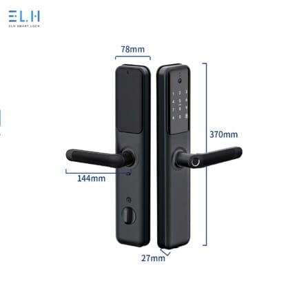 กลอนดิจิตอล ELH ELH LC200 สีดำ_5