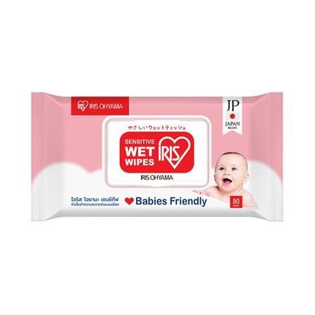 ผ้าเช็ดทำความสะอาด IRIS OHYAMA BABY CLEAN GENTLE 80 แผ่น