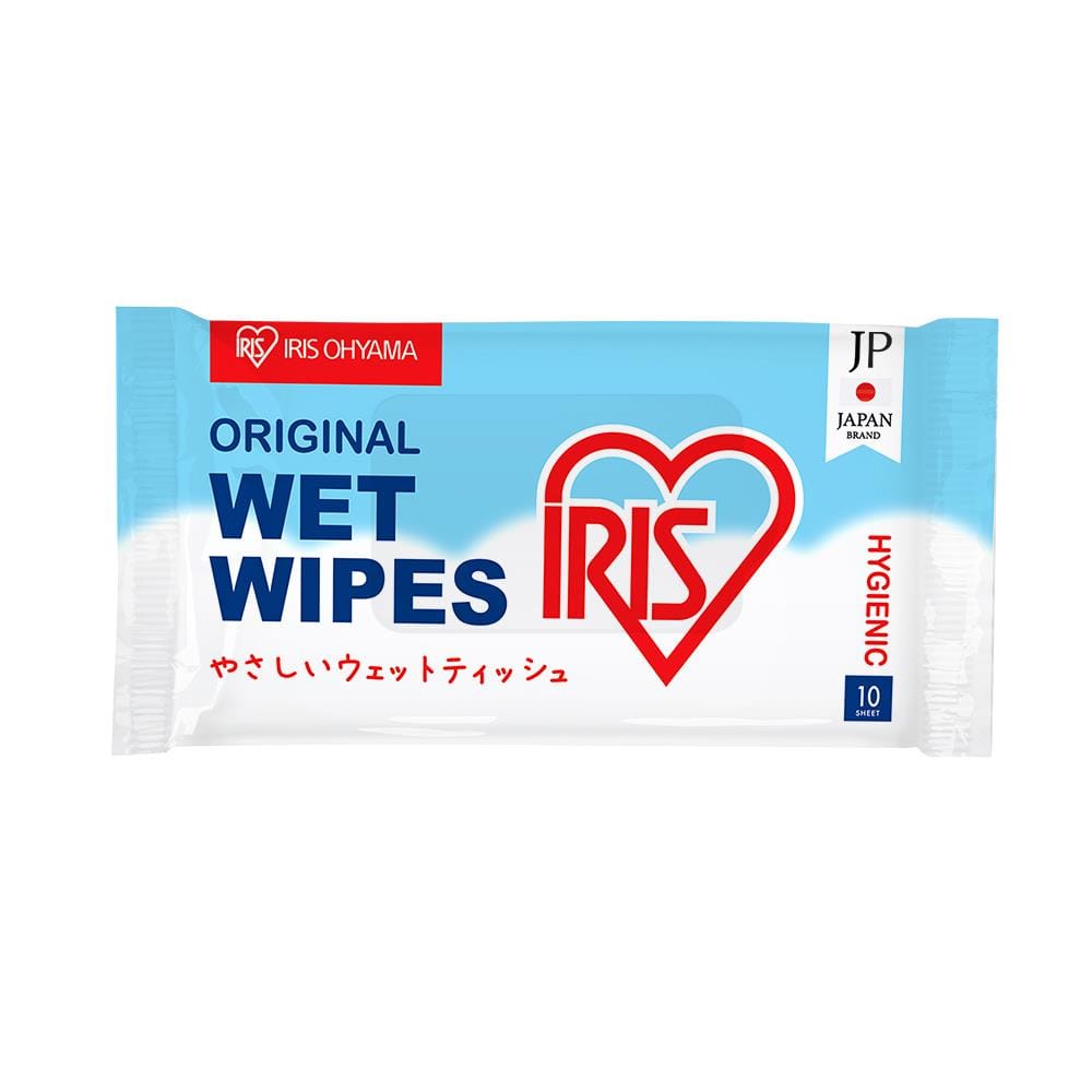 ผ้าเช็ดทำความสะอาด IRIS OHYAMA ANTI-BACTERIAL 10 แผ่น