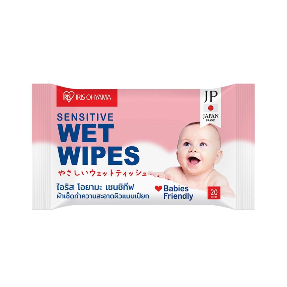 ผ้าเช็ดทำความสะอาด IRIS OHYAMA BABY CLEAN GENTLE 20 แผ่น