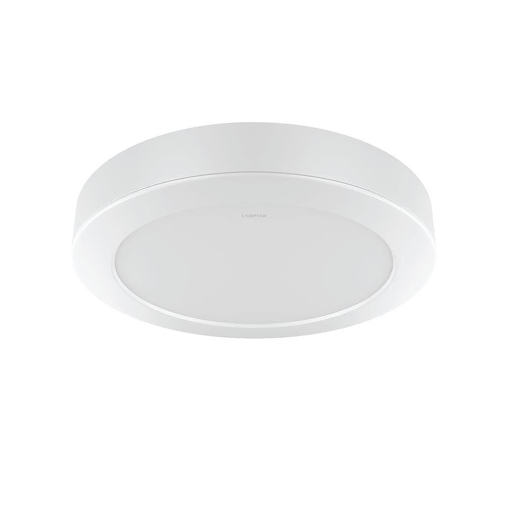 ดาวน์ไลท์ LED LAMPTAN CLICK&GO 9 นิ้ว 18 วัตต์ WARM WHITE สีขาว