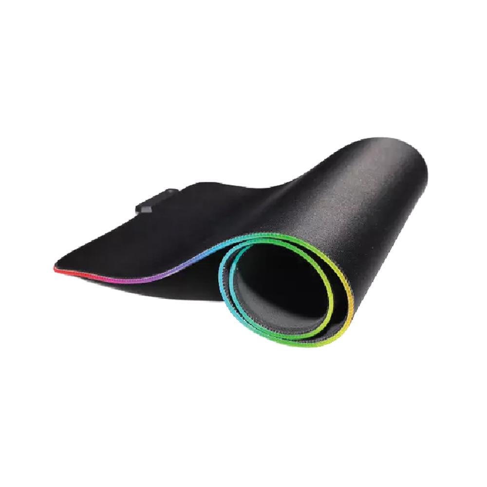 แผ่นรองเมาส์พร้อมไฟ RGB ERGOTREND สีดำ
