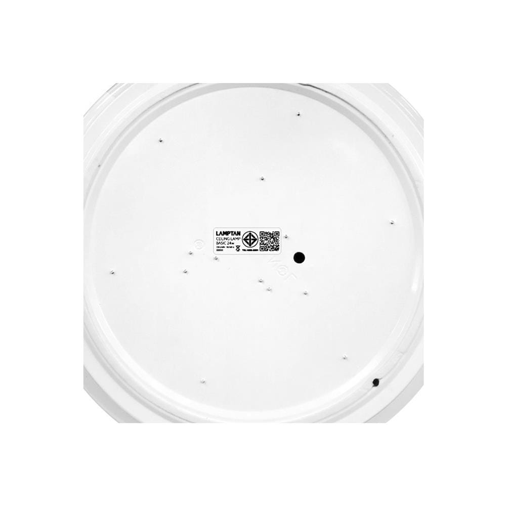 ไฟเพดาน LED LAMPTAN BASIC 16 นิ้ว 24 วัตต์ DAYLIGHT สีขาว