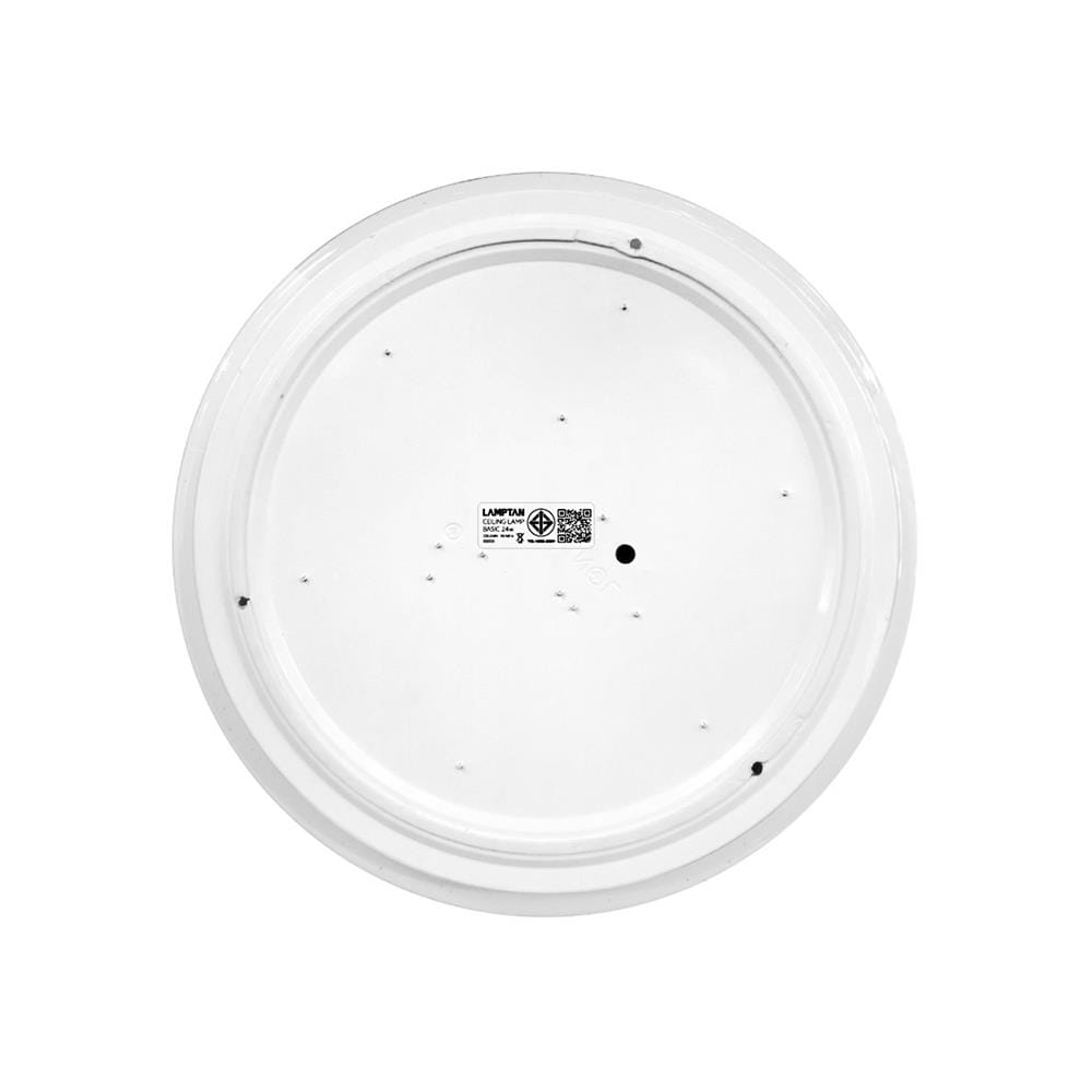 ไฟเพดาน LED LAMPTAN BASIC 16 นิ้ว 24 วัตต์ DAYLIGHT สีขาว
