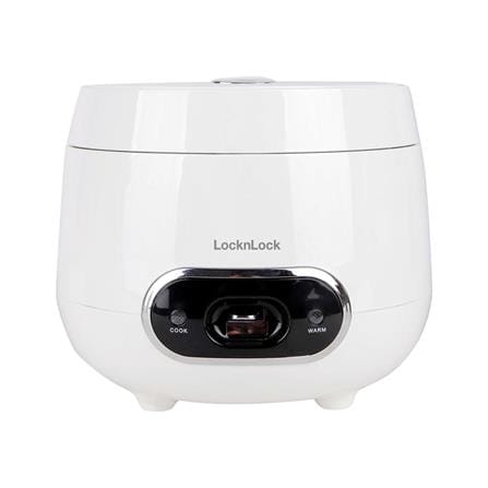 หม้อหุงข้าว MANUAL LOCKNLOCK EJR426WHT 0.8 ลิตร สีขาว