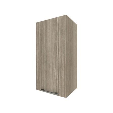 ตู้แขวนเดี่ยว มือจับดำ WPC PARAZZO ENZO 40X80 ซม. เอ็มไพร์โอ๊ก (เปิดขวา)_1