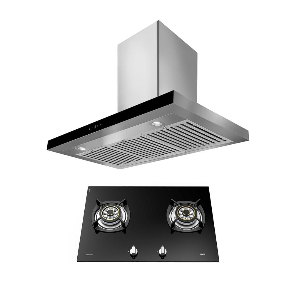 เตาฝัง+เครื่องดูดควัน LINEA G73 2G+LDH TC 90.1