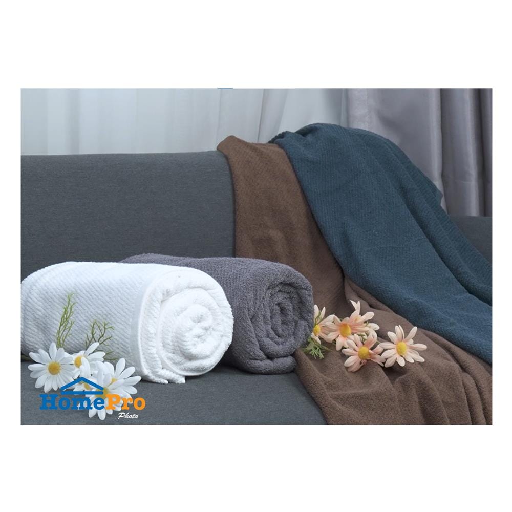ผ้าขนหนู HOME LIVING STYLE OCEAN 36X72 นิ้ว สีน้ำตาล