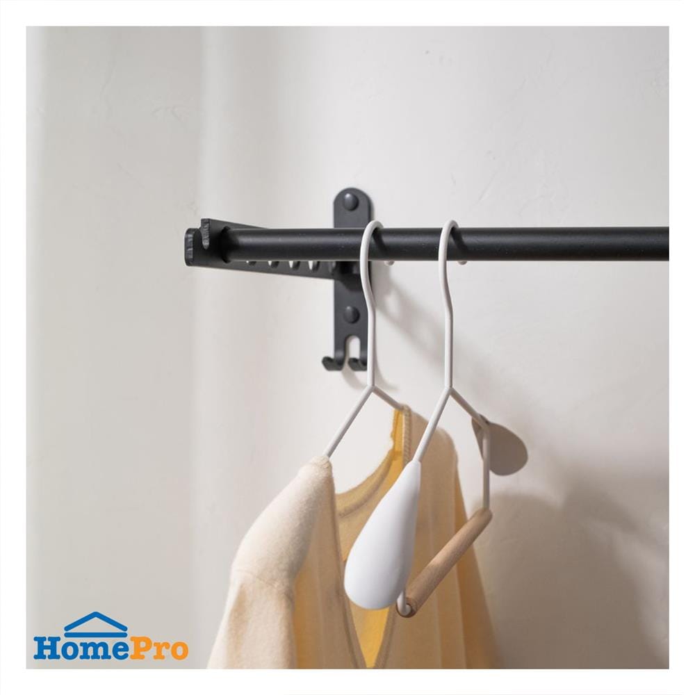 ราวติดผนังสองขาพับได้ PERFECT HANG 80 ซม. สีดำ