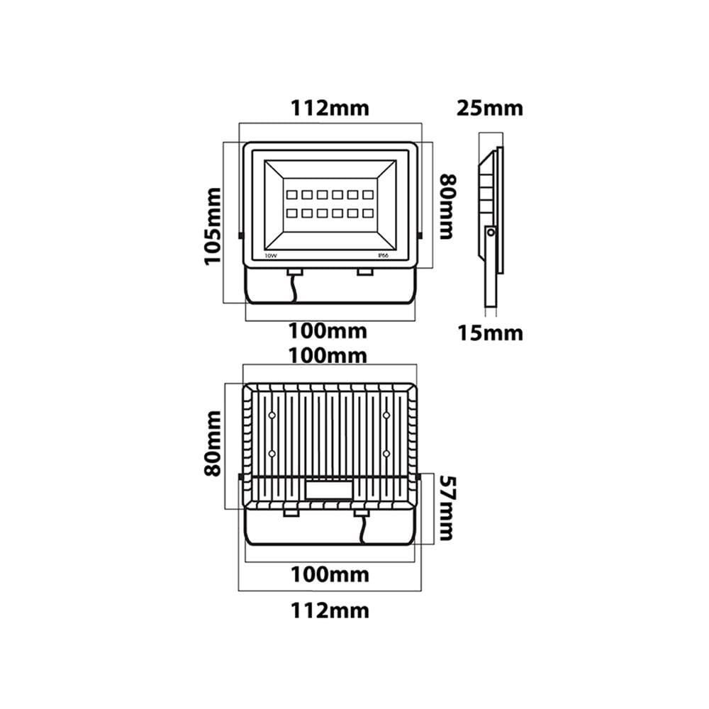 สปอตไลท์ภายนอก LED LUMAX ECOPRO 10 วัตต์ WARM WHITE