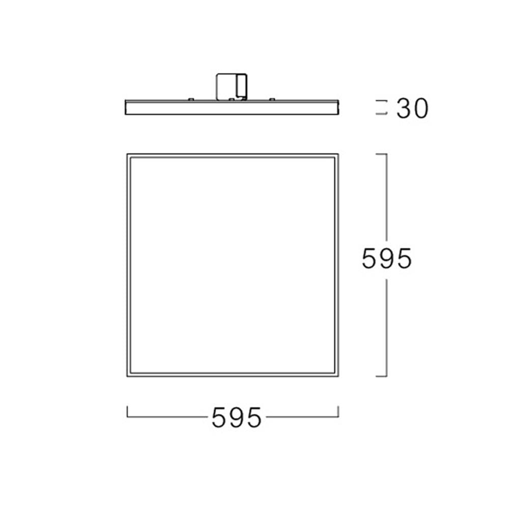 โคมฝังฝ้า LED PANEL LUMAX SML 60X60 ซม. 40 วัตต์ DAYLIGHT