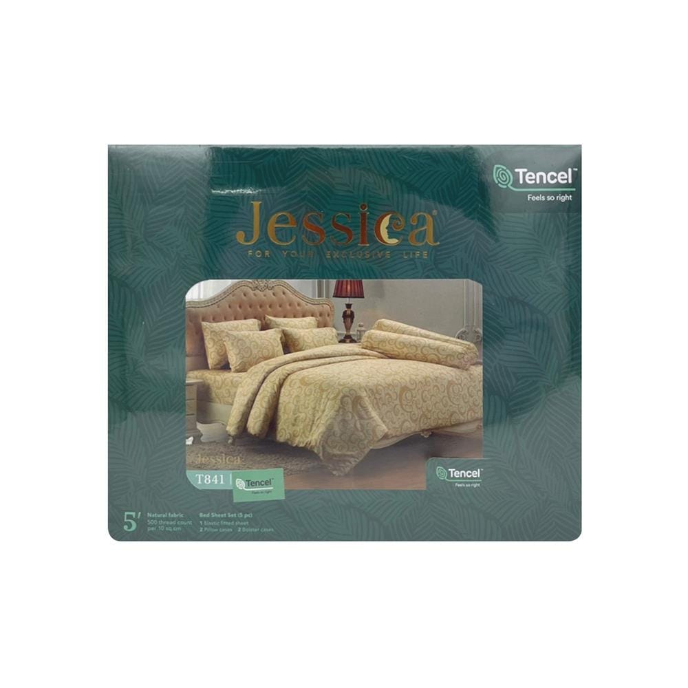 ชุดผ้าปูที่นอน 5 ฟุต 5 ชิ้น JESSICA TENCEL 20165-T841