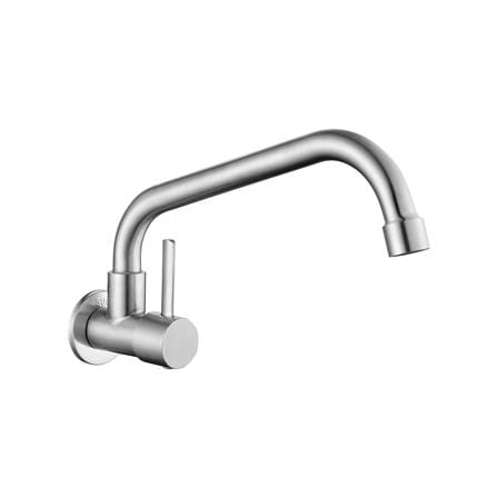ก๊อกซิงค์เดี่ยวติดผนัง HANG SF-174C สเตนเลส_0