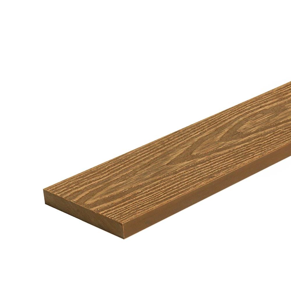 ไม้รั้ว หัวตัด WATSADUNIYOM OLA-S015B ลายไม้ลึก 3D 9x200x1.3 ซม. สีสัก
