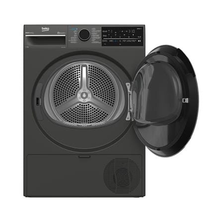 เครื่องอบผ้าฝาหน้า BEKO B5T66230WM 12 กก. HEAT PUMP สีเทา_2