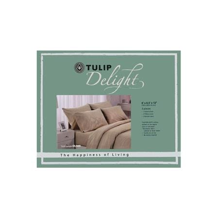 ชุดผ้าปูที่นอน 6 ฟุต 5 ชิ้น TULIP DELIGHT 60056-DL569_3