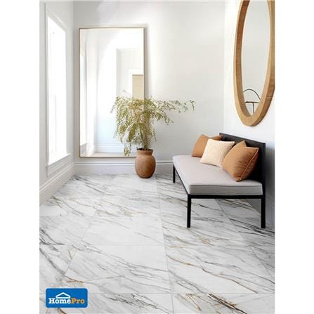 กระเบื้องพื้นพอร์ซเลน 60x60 ซม. TARA กัตต้า ไวท์ A 1.44M2_3