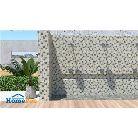 โมเสคพอร์ซเลน 30x30 ซม. TARA STONEHENGE GREY_7