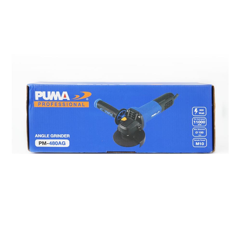 เครื่องเจียร PUMA PM-480AG R/S 4 นิ้ว 800 วัตต์