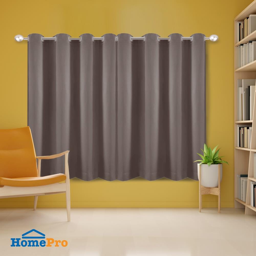ผ้าม่าน EYELET HOME LIVING STYLE LUKAS UV 130X160 ซม. สีน้ำตาล