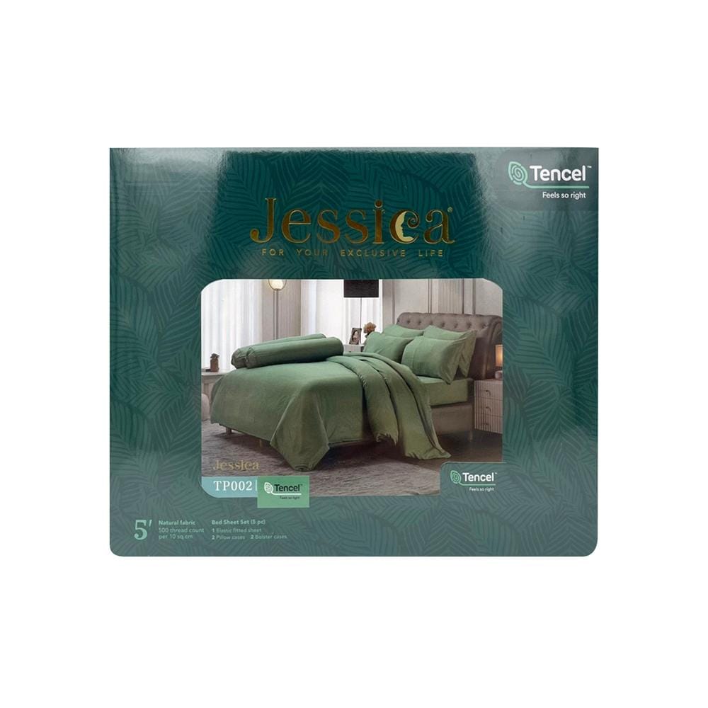ชุดผ้าปูที่นอน 5 ฟุต 5 ชิ้น JESSICA T-SOLID 21070-TP002