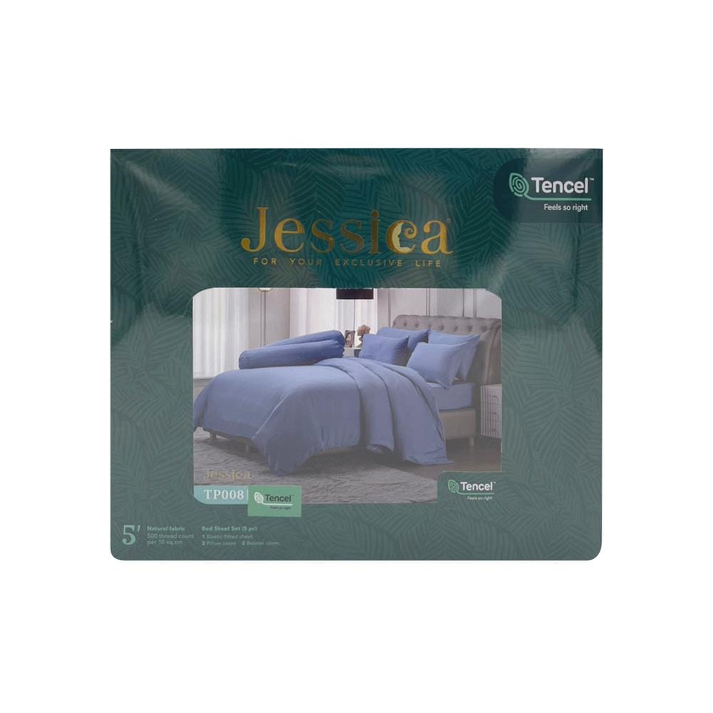 ชุดผ้าปูที่นอน 5 ฟุต 5 ชิ้น JESSICA T-SOLID 21070-TP008