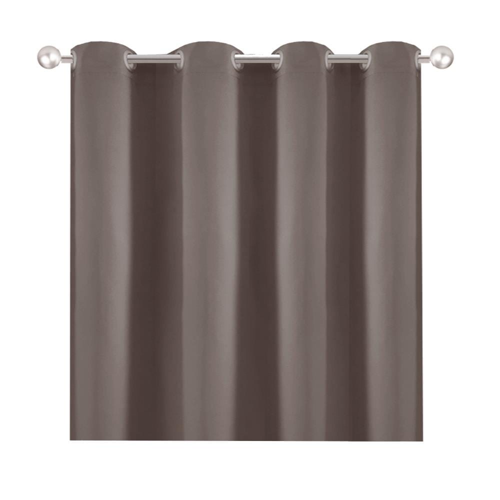 ผ้าม่าน EYELET HOME LIVING STYLE LUKAS UV 130X220 ซม. สีน้ำตาล