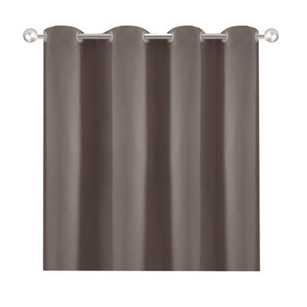 ผ้าม่าน EYELET HOME LIVING STYLE LUKAS UV 130X220 ซม. สีน้ำตาล_1