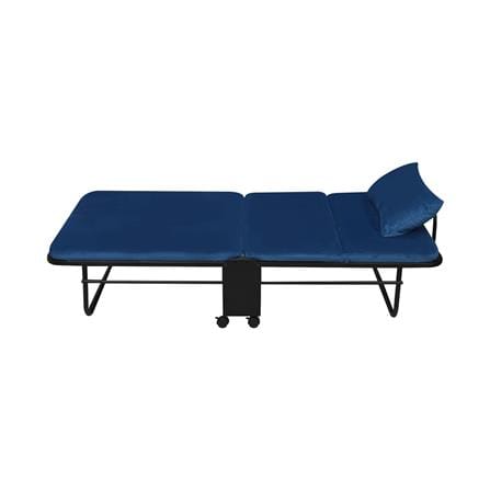 เตียงพับปรับระดับได้ HOME LIVING STYLE SKY 105X198X42 ซม. สีน้ำเงิน_2