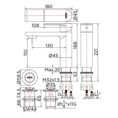 ก๊อกอ่างล้างหน้าผสม KARAT FAUCET KF-39-620-63_1
