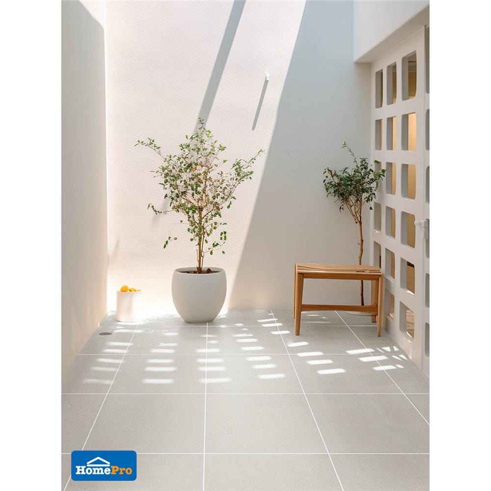 กระเบื้องพื้นพอร์ซเลน 60x60 ซม. TARA กราเชียน เกรย์ A 1.44M2