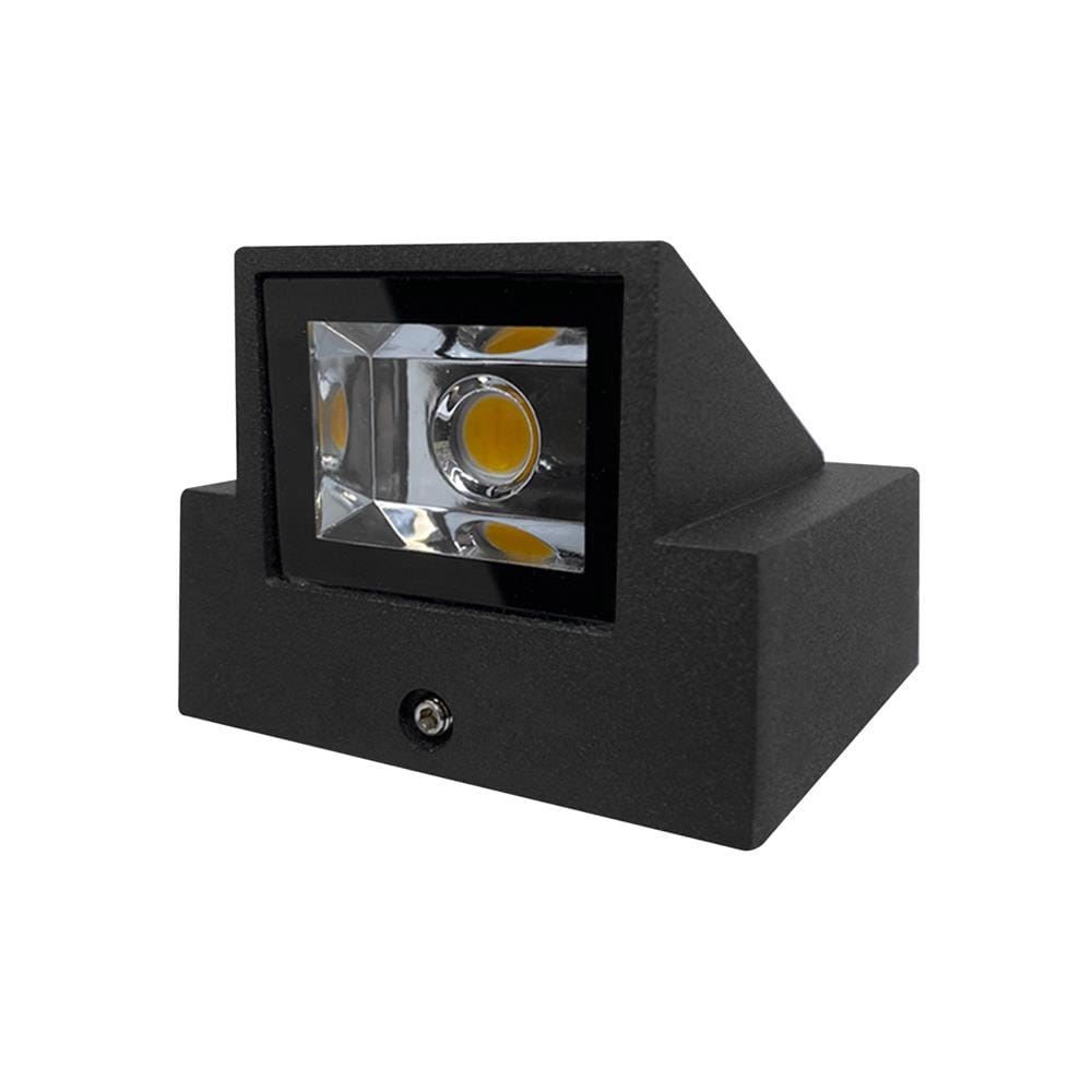 ไฟผนังภายนอก LED L&E 65-A0480 3 วัตต์ WARM WHITE สีดำ