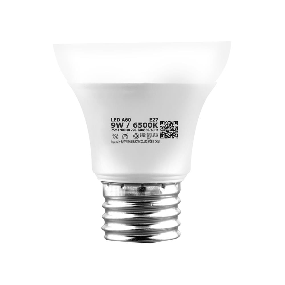 หลอด LED CARINI A60 ECOLIFE 9 วัตต์ DAYLIGHT E27