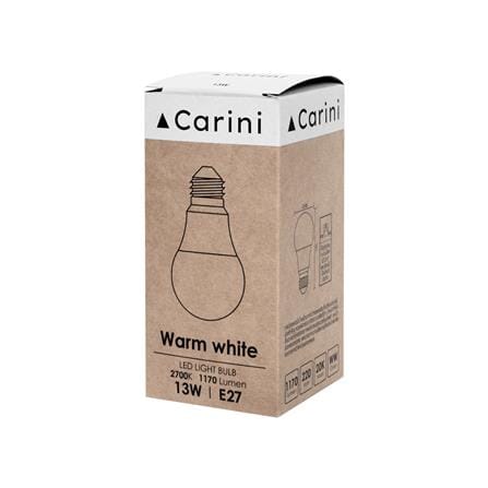 หลอด LED CARINI A65 ECOLIFE 13 วัตต์ WARM WHITE E27_2