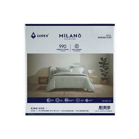 ชุดผ้าปูที่นอน 6 ฟุต 5 ชิ้น LOTUS MILANO 04_6