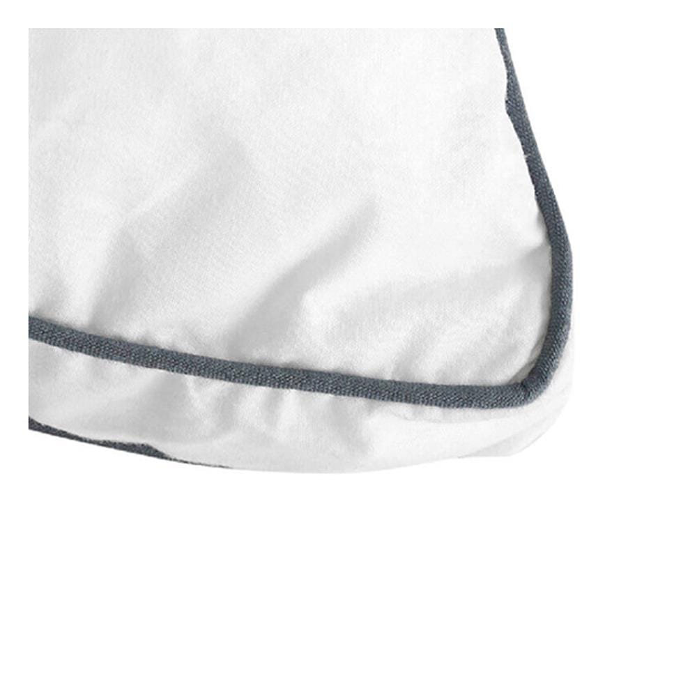 หมอนหนุน ขนห่านเทียม JESSICA D-ALTERNATIVE 26072-MEDIUM 18x28 นิ้ว สีขาว