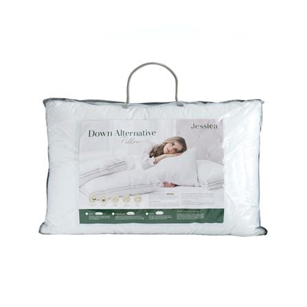 หมอนหนุน ขนห่านเทียม JESSICA D-ALTERNATIVE 26073-FIRM 18x28 นิ้ว สีขาว_3