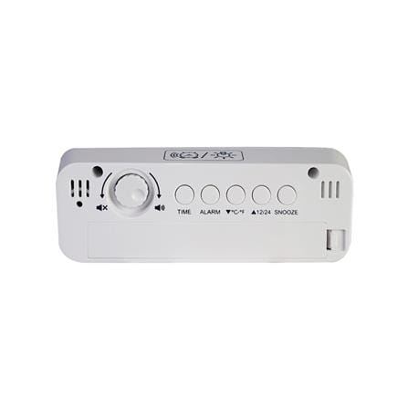 นาฬิกาดิจิทัล LED RHYTHM LCT107NR03 2X5.5 นิ้ว สีขาว_2