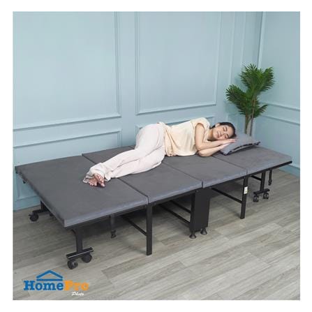 เตียงพับพร้อม TOPPER HOME LIVING STYLE STORM 105X198X42 ซม. สีเทา_6