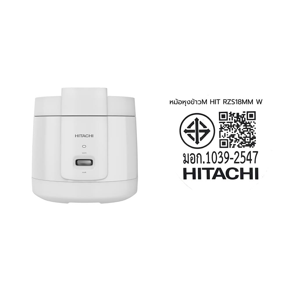 หม้อหุงข้าว MANUAL HITACHI RZS18MM W 1.8 ลิตร